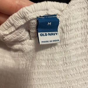 Old navy white maxi dress size Medium